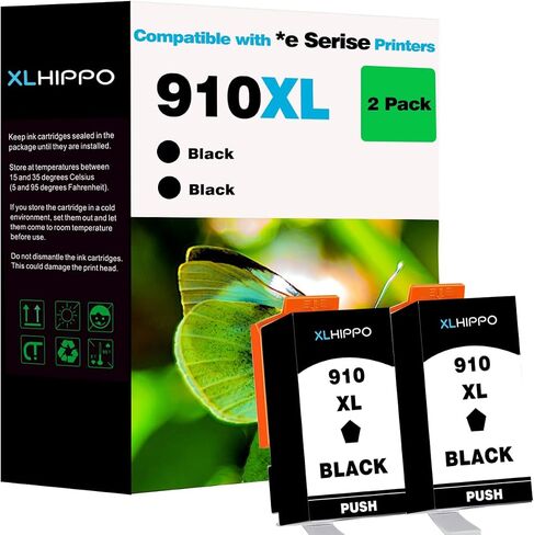 910XL Black Ink Cartridges for HP Printer Replacement for HP 910 910XL Ink, Compatible with HP OfficeJet Pro 8020e 8024e 8025e 8028e 8035e Work with OfficeJet 8010e 8012e 8014e 8015e 8022e Printer in Saudi Arabia