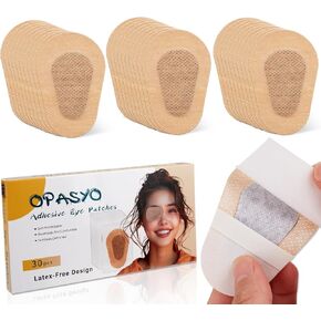 Adhesive Eye Patch 30PCS Eye Patches for Adults,Disposable Eye Patch Medical Latex Free Adhesive Bandages,Kids Eye Patches for Baby Kids Girls Boys (A-Flesh Color)
