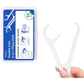 35pcs Retainer Removal Hooks, Clear Aligners Removal Tool, 2-in-1 Remover Tool for Invisible Aligners, Dual-line Floss Pick with Hook