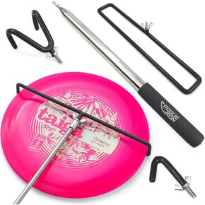 Disc Golf Retriever Pole Telescoping Disc Golf Accessories Grabber 16 inches to 16ft
