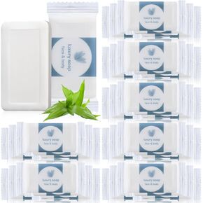 Kacctyen 600 Pcs 0.35oz Mini Bar Soap Bulk Travel Soap Individually Wrapped Bulk Hand Soap Hotel Soap Bars Travel Size Toiletries for Hospitality Guest Bathroom Vacation Rentals (Square)