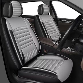TTX LIGHTING Seat Covers for Car Full Set Fit for Nissan Rogue 2014-2024 2025 Leather Seat Covers Breathable Waterproof Seat Protectors Automotive Seat Cushion with Airbag Compatible (5 Seats, Black)