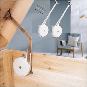 Toy Box Hinges Soft Close - APFFSY Lid Support Hinge Chest Hinges for Wooden Toy Box Trunk, Soft Close Chest Lid Support | Heavy Duty 2 Pack