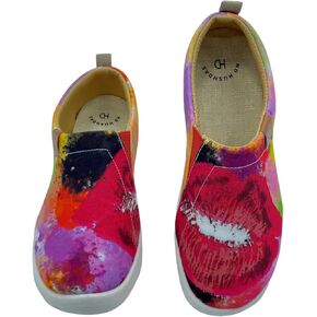 Painted Art Shoes Women's Travel Shoes Slip On Loafers CanvasLightweight Comfort Fashion Soft Walking Shoes