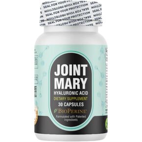 Hyaluronic Acid Supplement– Advanced Joint Support with Hydrolyzed Collagen, Turmeric, Glucosamine, MSM, Vitamin C – 30 Capsules