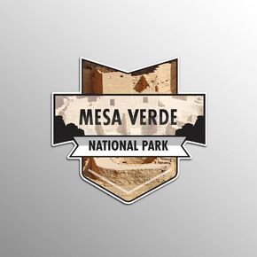 Mesa Verde National Park Magnet | 4.7-Inch by 4.5-Inch | 2-Pack | 30 MIL Heavy Duty Magnetic Material | MPD952