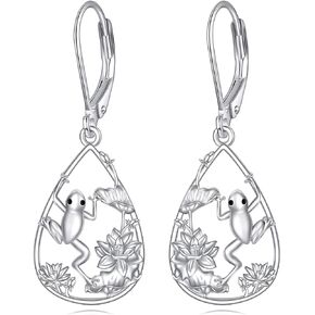 Floral Butterfly Earrings Sterling Silver Multicolored Butterfly Wing Drop Dangle Earrings Leverback Butterfly Jewelry for Women Girls (Butterfly Earrings) in Saudi Arabia