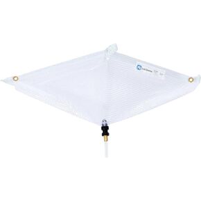New Pig Quick Response Roof Leak Diverter Tarp Kit with Hanging Straps - 30" x 30" - PMB30587-WHS