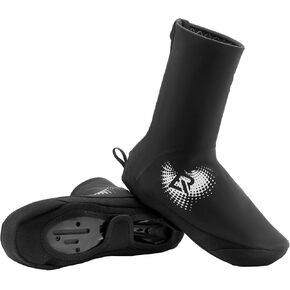 ROCKBROS Cycling Shoe Covers Winter Thermal Windproof Full Bicycle Overshoes for Men and Women Mountain Road Bike Shoes Water Resistant