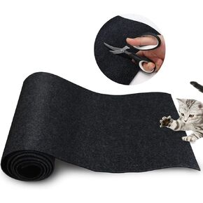 Cat Scratch Mat，Cat Scratch Carpet Trimmable Self-Adhesive Cat Scratch Pad,Decorative Cat Tree Shelf，Cat Wall，Cat Scratching Post,Cat Couch Protector 78.7"x15.8"