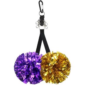 Lovecheer 2PCS Pom Pom Holder for Backpack Cheer Bow Holder Protect Cheer Poms Adjustable Holder Perfect Cheerleaders Sports Gifts(No Pom Poms)