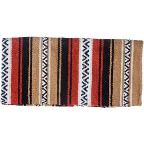Mayatex Rust Hogan Acrylic Blend 30x60 Saddle Blanket