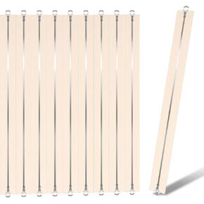 10 Pieces Impulse Sealer Replacement Parts Heat Sealer Replacement Strip 8 Inch Impulse Sealer Repair Kits Heating Element Grip Seal Strip for Hand Heat Sealers