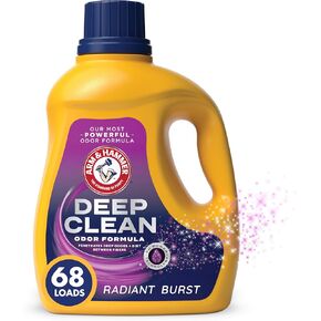 ARM & HAMMER Deep Clean Odor Formula, Liquid Laundry Detergent, 102 fl oz​, 68 Loads