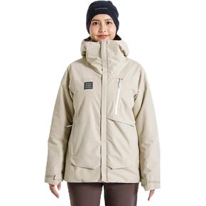 adisi Women's Ski Jacket, Warm Insulated Winter Snow Coat, Lightweight Waterproof Breathable Hooded Jacket with Pocket
