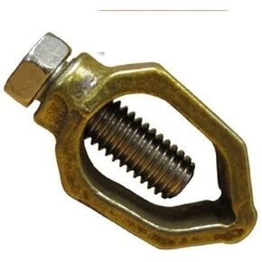UL Listed, Heavy Duty Ground Rod Clamp Direct Burial, Sizes 1/2", 3/4", 5/8" (5 Pack) (Size 5/8")