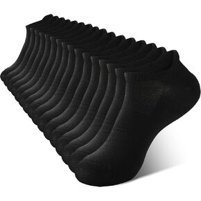 BAMBOO COOL Women's Ankle Athletic Running Socks Low Cut Socks For Ladies, Cushioned Breathable Comfort for Sports, 8 Pack
