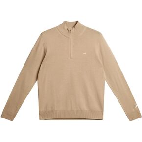2024 J.Lindeberg Kian Zipped Golf Pullover Safari بيج كبير in Kuwait