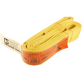 DD Sling. Multiple Sizes in Listing! (Made in USA) 2"x6', 2 Ply, Nylon Lifting Slings, Eye & Eye, 5.100 Choker, 12.800 Basket Load Capacity (USA Made Nylon Webbing) (2"x6')