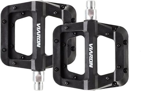 دواسات الدراجة الجبلية من ألياف النايلون MTB دواسات الدراجة المسطحة 9/16 بوصة منصة خفيفة الوزن تحمل مختومة للطرق الجبلية BMX MTB Bike in Kuwait