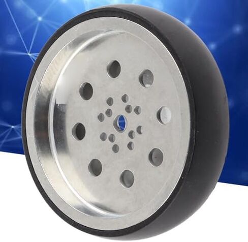 100mm Metal Wheel with Neoprene Tire, High Accuracy Die Casting, Long Service Life, Better Performance in Saudi Arabia