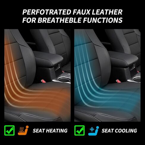 coverdream Custom Fit Seat Covers for Toyota 4Runner 2011-2024 5 Seats - Full Coverage Seat Protector,Polyester (Black,Full Set) in Kuwait