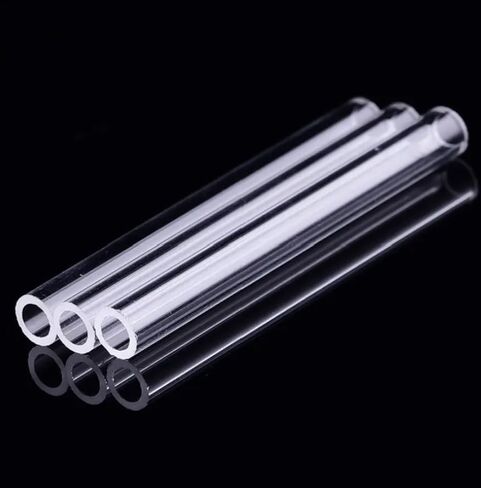 [10 Pack] 8" inch Clear Borosilicate Glass Blowing Tubes 16 mm OD (Outer Diameter), 3mm Wall Thick Wall Premium, 10 mm ID (Inner Diameter) in Saudi Arabia