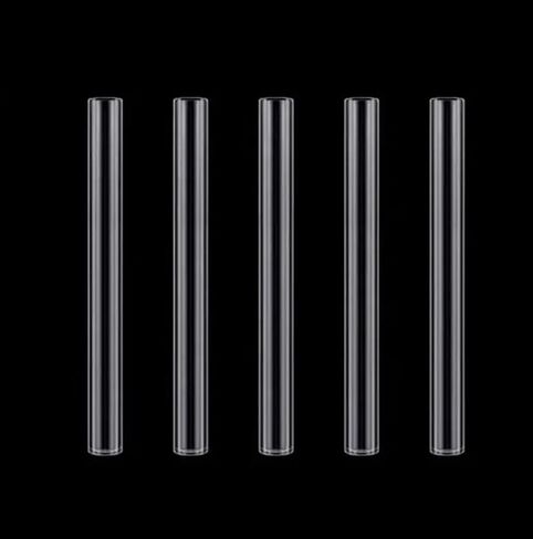 [10 Pack] 8" inch Clear Borosilicate Glass Blowing Tubes 16 mm OD (Outer Diameter), 3mm Wall Thick Wall Premium, 10 mm ID (Inner Diameter) in Saudi Arabia