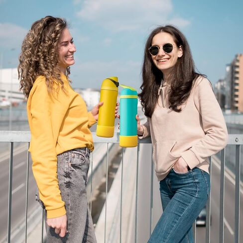 yoelike 2 قطعة من أحذية زجاجة المياه المصنوعة من السيليكون للأوالا، كم واقٍ مضاد للانزلاق من أجل FreeSip/Twist/Flip، ملحقات زجاجات المياه، غطاء ممتص للصدمات السفلي، آمن للاستخدام في غسالة الأطباق، خالي من مادة BPA (موجة) in Kuwait