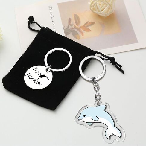 AUOIAJAS Friendship Keychain Funny Octopus Keyring Gifts for Women Friends Sister Birthday in Kuwait