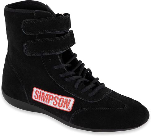 Simpson Racing 28600BK The Hightop Black Size 6 SFI Approved Driving Shoes in Saudi Arabia