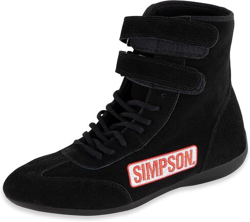 Simpson Racing 28600BK The Hightop Black Size 6 SFI Approved Driving Shoes in Saudi Arabia