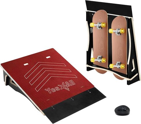 Yes4All Single-Piece Skateboard Ramp, Bike Ramp, Skate Ramp - Design for Beginners, More Durable, Safe, Capacity 220Lbs in Saudi Arabia
