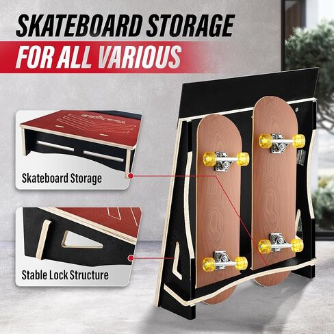 Yes4All Single-Piece Skateboard Ramp, Bike Ramp, Skate Ramp - Design for Beginners, More Durable, Safe, Capacity 220Lbs in Saudi Arabia