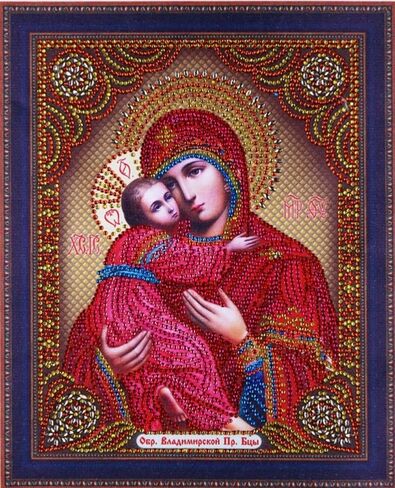 Diamond Painting DIY 5D Special Shape Rhinestones, ABEUTY Religion Christian Virgin Mary & Son of Jesus, Partial Drill Crystal Diamond Art Kits in Saudi Arabia