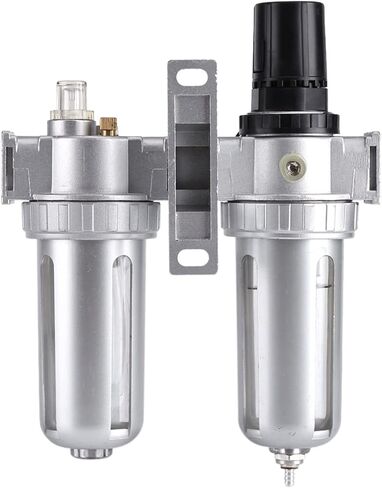 Tissting 3/8in NPT 150PSI Compressed Air Filter Regulator with Pressure Gauge Air Compressor Water Oil Trap Separator for Industrial Production in Saudi Arabia
