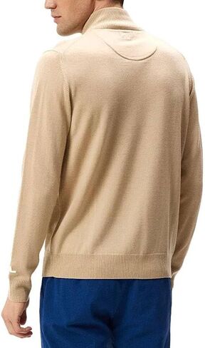 2024 J.Lindeberg Kian Zipped Golf Pullover Safari بيج كبير in Kuwait