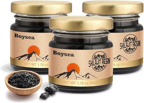 Pure Himalayan Shilajit Resin | 600 mg 80+ Servings| 85+ Trace Minerals & 75%+ Fulvic Acid for Focus & Energy| Zero Sugar| Gold Grade Pure Shilajit for Men & Women - 1.76 Oz in Saudi Arabia