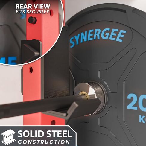 Synergee J-Hooks لرفوف الطاقة والقرفصاء. أكواب J متوفرة بمقاسات 2x2 و2x3 و3x3. خطافات على شكل حرف J لرفع الطاقة والقرفصاء والضغط. تباع في أزواج. in Kuwait