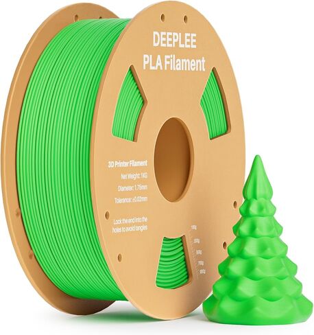 خيوط طابعة ثلاثية الأبعاد PLA 1.75 مم، دقة الأبعاد +/- 0.02 مم، جرح أنيق، لا انسداد، حزمة فراغ، تناسب معظم طابعات FDM ثلاثية الأبعاد، بكرة من الورق المقوى 1 كجم (2.2 رطل) أسود in Saudi Arabia