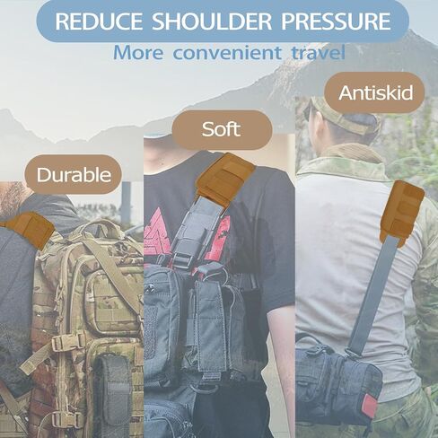 ZINMARK 2Pcs Thick Cushioned Shoulder Pads, Anti-Slip Design and Breathable Mesh Pads for Shoulder Strap,Soft and Comfortable in Kuwait