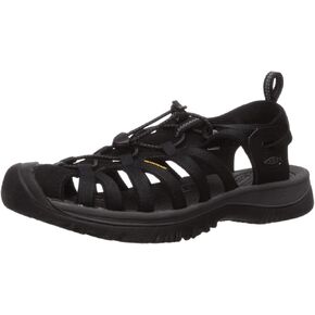 KEEN Women's Whisper Closed Toe Sport Sandals, Granite Green/Peach Parfait, 10