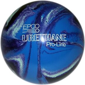 EPCO Candlepin Bowling Ball- Urethane - Purple, Blue & Mint (4 1/2 inch- 2lbs.6oz.) 1 Ball