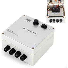PWM Motor Speed Controller, DC 12V-48V 35A Waterproof Motor Speed Regulator with Forward-Brake-Reverse Switch, Adjustable Potentiometer, LED Display, Over-Current and Over-Temperature Protection