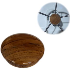 Boat Teak Wood Steering Wheel Center Cap for Marine Destroyer Steel Wheels Hardware Accessories, 2-1/2 inch (Wood)