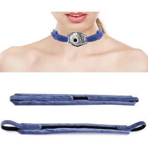 2Pcs Tracheostomy Tube Holder Adjustable, Soft Reusable Trach Ties, Tracheostomy Supplies Tube Holder, Tracheostomy Care Kits for Men and Women, One Size Fits Most People