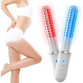 Vaginal Rejuvenation Wand,Red & Blue Led Light Therapy Device