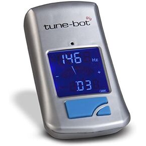 Tune-Bot Gig Clip-On Digital Drum Tuner with Backlit LCD Display for Acoustic Drums