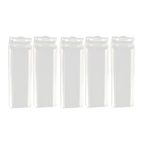 UKCOCO 5pcs Microslide Slide Microscope Box, Box Slide Holder Slide Case Slide Mailer Slide Storage