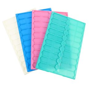 4pcs Slide Storage Solution for Microscope - 20 Slide Capacity Tray - Microscope Slide Holder and Box Essential for Science Projects and Basic Biology Education
